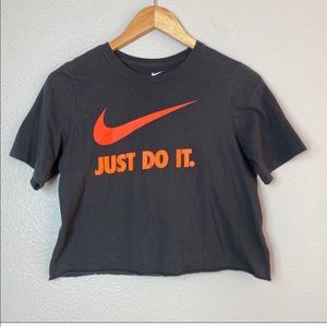Nike Just Do It cropped tee T-shirt XL